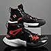 Dilchasp Men's High Top Basketball Shoes Fashion Breathable Running Sneakers Non Slip Training Athletic Shoes Black Size 10.5