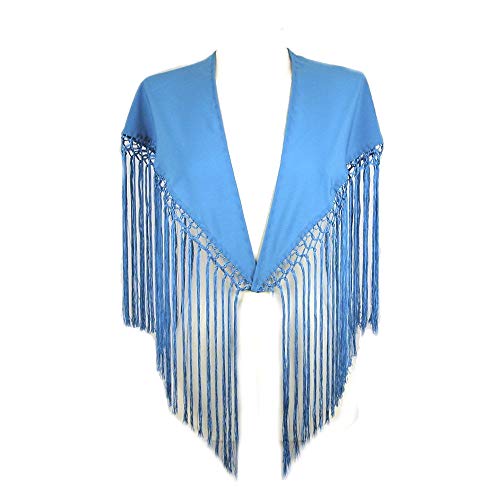 MANTONCILLO FLAMENCA PARA MUJER (turquesa)
