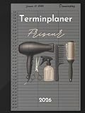 Terminplaner Friseur 2026 : Terminbuch Friseursalon 2025, mit Datum, 3 Spalten 30 minuten takt | Tagesplaner Januar bis Dezember | Mit Uhrzeit von 07:00 bis 22:30 Uhr | 1 tag 1 seite mit Zeit, Din A4