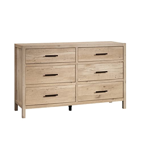 Sauder Pacific View 6-Drawer Bedroom Dresser, Prime Oak...