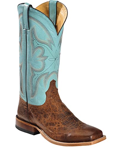 Tony Lama Men's Cabra Foot Western Boot Square Toe Honey 8 D(M) Us #TOP2