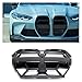Front Bumper Grille Compatible For BMW G80 M3 G82 G83 M4 2021 2022 2023 CSL Style Front Hood Kidney Grill Carbon Fiber Look Glossy Black(Carbon Fiber Look)