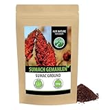 Sumach Gewürz 500g von Alpi Nature, Sumach Pulver, Essigbaumgewürz gemahlen, Sumac Gewürz zum Kochen
