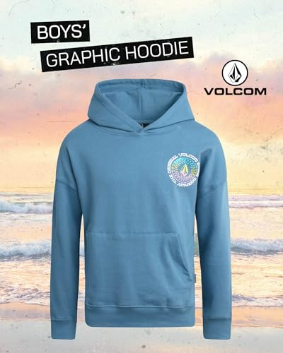 Image of Volcom Boys Hoodie - Long Sleeve Pullover Graphic Hoodie Sweatshirt - Warm Casual Hoodies for Boys (8-20)