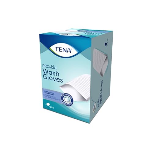 Tena Wash Glove - 6 paquets de 200 gants