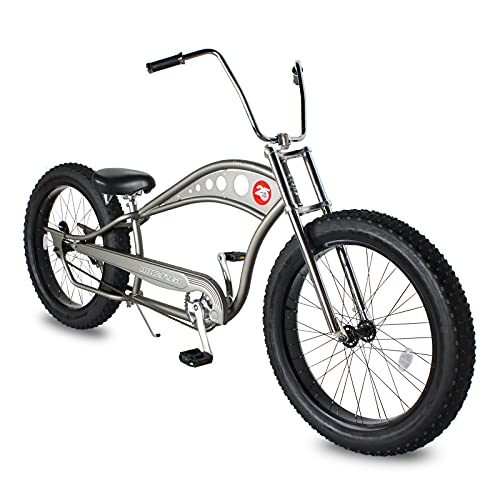 Bicicleta Playera Vancouver de 26", con Neumáticos Gruesos, 1 Velocidad, Marco de Acero Hi-Ten, Horquilla Triple Árbol y Manillar Moon-Type para Adultos miniatura 2