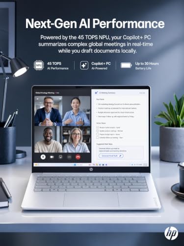 Image of HP OmniBook 3 14 2K Touch Laptop Snapdragon X 16GB DDR5 1TB SSD AI PC