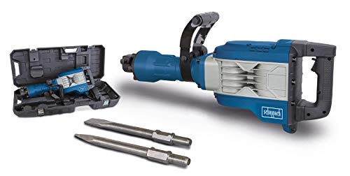 Scheppach AB1900 Abbruchhammer 60J Schlagkraft, 1900 W, 390 mm inkl. Spitz- und Flachmeißel und Transportbox, Kabelgebunden – Bild 8