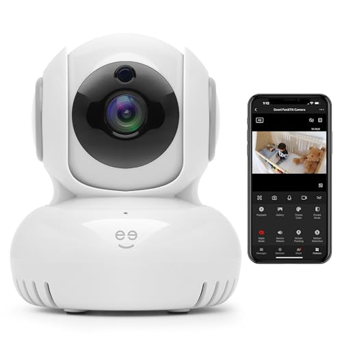 Image of Geeni Sentinel 1080p Wireless Indoor Surveillance Camera, Two-Way Audio | Smart motion detection, night vision, Alexa & Google Home compatible