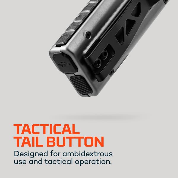 NEBO Edge 2K Pocket Light | 2000 Lumens, 5 Light Modes, Tactical LED Flashlight with Powerful Defensive Strobe, Rechargeable Design for EDC, Water & Impact Resistant, Includes USB Charging Cable