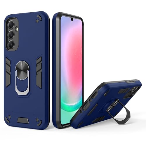 Image of amazon basics Basic Case for Samsung Galaxy A24 4G (Polycarbonate, Thermoplastic Polyurethane Blue)