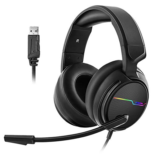 Auriculares Gaming USB 7.1 Surround Sound Gaming para PC Gamer Xiberia V20 /3.5mm Auriculares Para Juegos Para PS4 / Nueva Xbox One / Mac con Micrófono