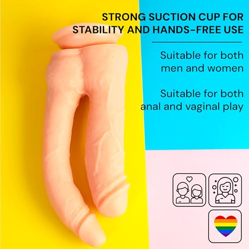 Miniatura 2 de Doble Dildo Juguetes Sensuales Para Pareja: Dildo Anal Double Dildo Dildo Anal Pene Gigante Didlo Sexual Sex Toys Doble Penetración Penes Enormes Juguetes Eróticos Para Sexo Para Parejas D27