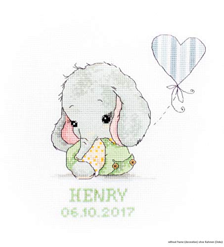 Lucas Cross stitch kit Baby B1135