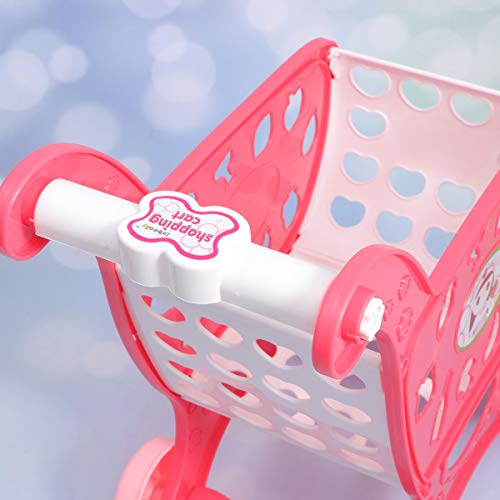 Toyvian Mini Supermercado Carrinho de Compras Carrinho de Meninas Meninas Fingir Brinquedo UtilitÃ¡r
