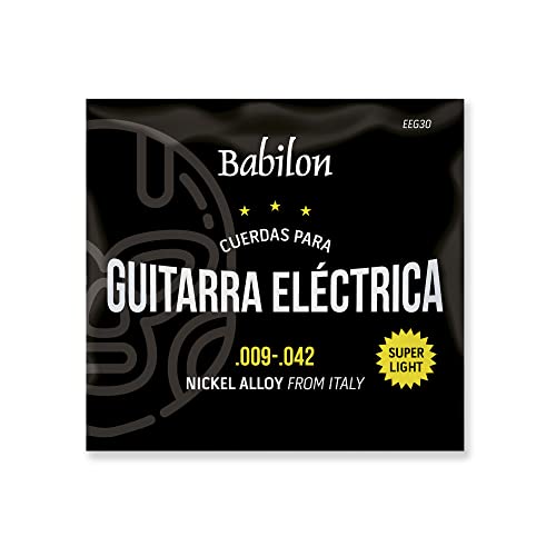 De Cuerdas, Musical Instruments BABILON Set de Cuerdas para Guitarra (0.009-0.042) BABILON EEG-30/009