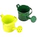 DOITOOL Lot de 2 arrosoirs en métal pour petits enfants - Arrosoir en fer - Arrosage en étain - Bouilloire pour jardin ou maison - Fleurs (couleur occasionnelle)