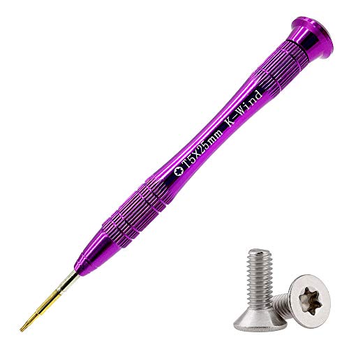 T5 Torx Screwdriver Compatible with Battery & Hard Disk replacement of MacBook & Laptops, Torx Head Screwdriver T5, S2 High Alloy Steel Head, Magnetic Tip, 360° Rotary Cap, Precision Screwdriver T5