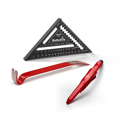 Stylo profond Hultafors 650340 pour marquer sans bavure avec règle 180 mm