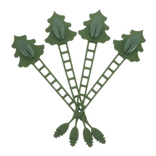 Amosfun 4pezzi Ganci in Silicone Per Appendere Ghirlande Da Stufa Supporto Senza Perforazione Per Calze Di Natale e Decorazioni Festive Per Porte e Caminetti