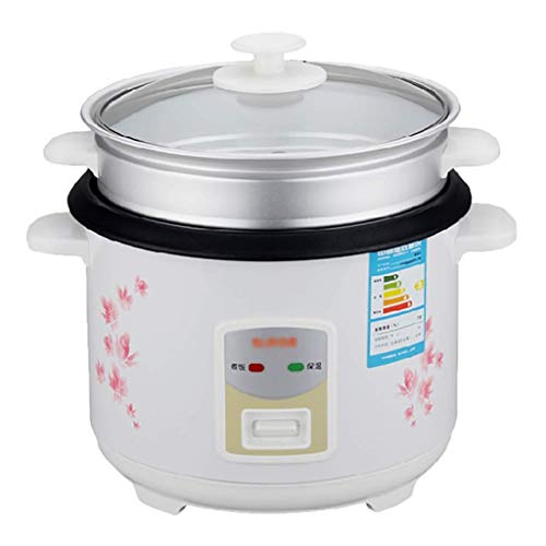 DFJU Elektroherd Reiskocher (4L-650W) Heim Intelligente Isolierung Multifunktions-Qualität Innentopf Löffel Dampfgarer…