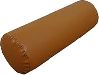 Vista 3 de Almohada larga de cuero, almohada cervical para el cuello, almohada cilíndrica decorativa, almohada redonda multifuncional para rodilla