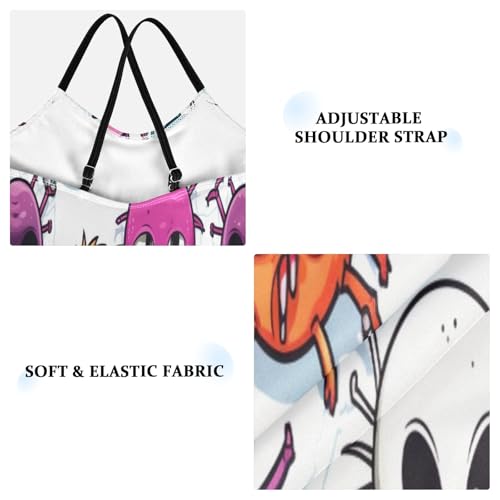 Colorful Spider Girls One-Piece Swimsuit Beach Bathing Suit3