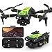 Morlyrctooy M18 4K FPV Drohne mit Bürstenlosem Motor Mini RC Quadcopter für Einsteiger 90° Einstellbare Kamera Optische Flusspositionierung