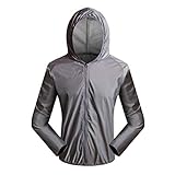 [page_title]-perfk Sport Windbreaker Übergangsjacke wasserdicht Regenmantel Regenjacke mit Kapuze Radfahren Running Coat - M