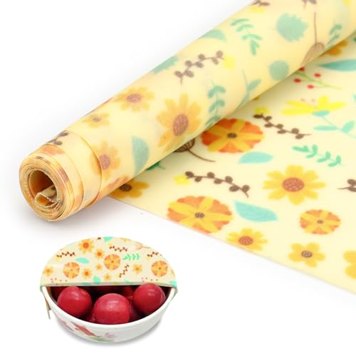 Modixun Beeswax Roll 100cm x 33cm, Reusable Food Wraps, Large Pap...