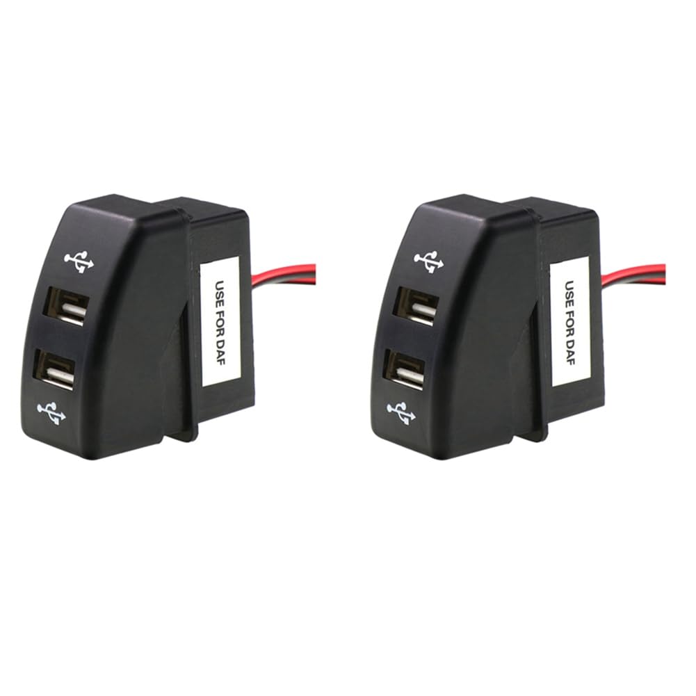 Cargador USB Dual para Coche Evita Baterías Vacías Instalación Fija para Camión XF 106 105 95 7