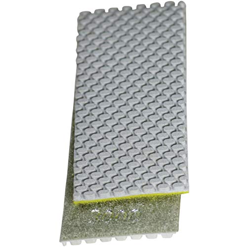 STADEA Almofadas de Polimento de Mão de Diamante Hpw110H Flexíveis para Polimento de Concreto, Vidro