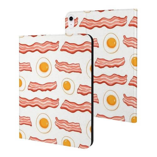 Coque iPad 10e génération fine œuf bacon pour étudier et visionner vos séries confortablement