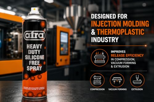 Image of Afra Heavy Duty Silicone-Free Mold Spray Grade 1083, 300g | Semi-Dry Mist for Injection Applications & Thermoplastics | High-Yield Formula for Painting, Printing & Plating