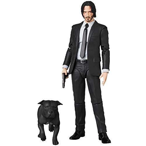 REOZIGN John Wick Figur mit Pistolenkostüm, Actionfiguren John Wick, 16...