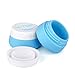 V-TOP Silicone Cosmetic Containers with Sealed Lids Pack of 3, 20ml Soft Silicone - BPA Free, Great for Travel, Home and Outdoor