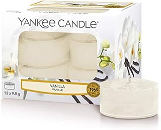 Yankee Candle Świece zapachowe typu tealight | waniliowe | świece typu tealight (x 12)