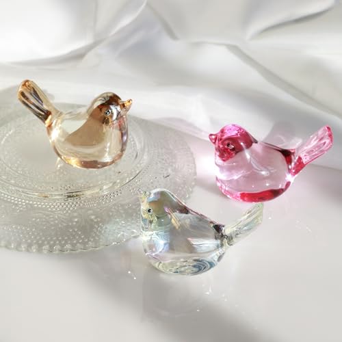 Oiseaux en verre soufflé H&D déco de table et Noël - 7