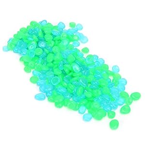 Leuchtende Kieselsteine 300pcs für Aquarium Garten