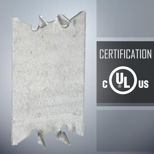 RACO 2710 Cable Protector Plate for Wood Studs, 2-9/16-Inch Long (Pack of 200)