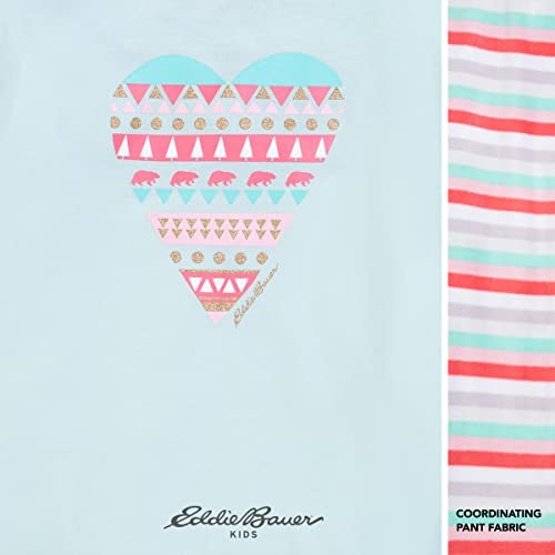 Eddie Bauer Girls' Pajama Set - Cozy Fleece Winter Sleepwear Set - 4 Piece Long Sleeve Shirt And Pants (5-14), Size 7, Assorted Colors - 7 #TOP1