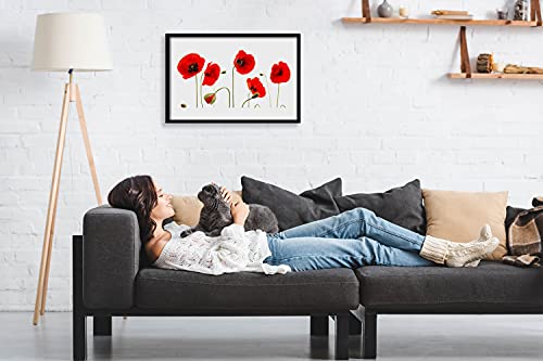 Affiche encadrée 60x40 cm pour habiller un mur vide salon Tulup