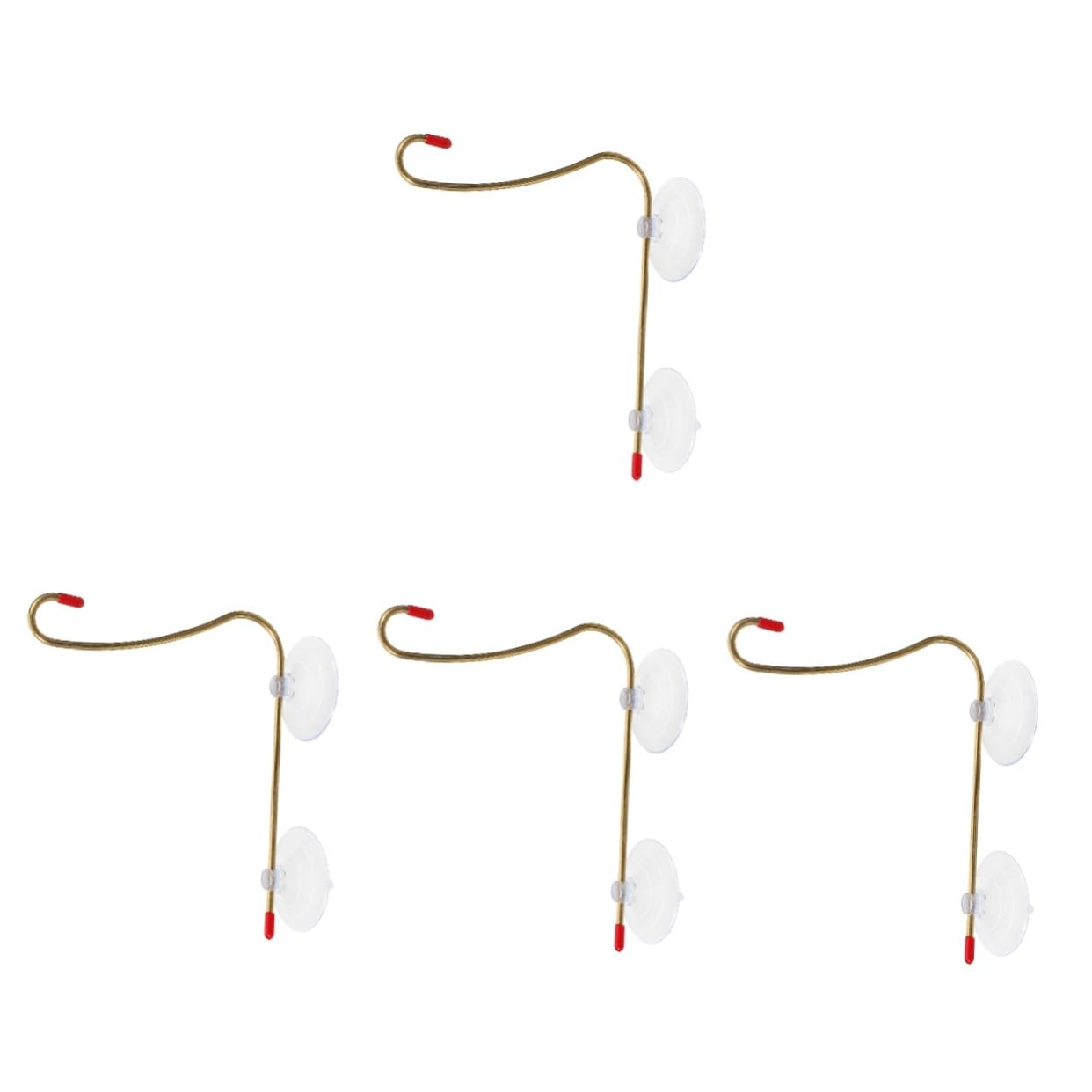 Support mangeoire oiseaux ventouse HANABASS x4 pour fenêtres et balcons