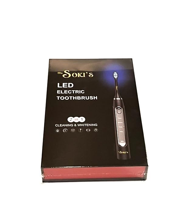 MuSOKI'S LED Electric Toothbrush 2 in 1 Cleaning & Whitening