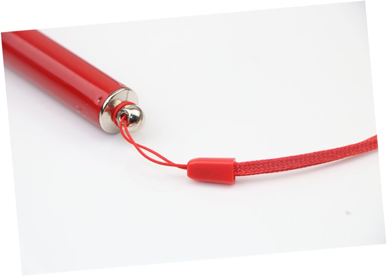 Telescopic Sound Detection Hammer for Wall Inspection Stainless Steel Rod Detection Tool Durable Hollowing Drum Hammer for Home Evaluation Red