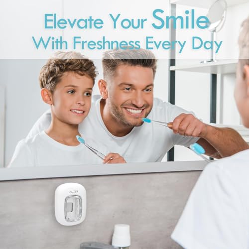 RILIZER UV Toothbrush Sanitizer Cover, Rechargeable Travel Cap with Magnetic Wall Mount, Portable Cleaner for Any Size Toothbrush - Thumbnail 6