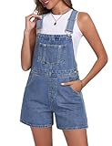 Skirt BL Denim Overall Shorts for Women Casual Adjustable Straps Bib Jean Short Overalls Shortalls with Pockets Summer