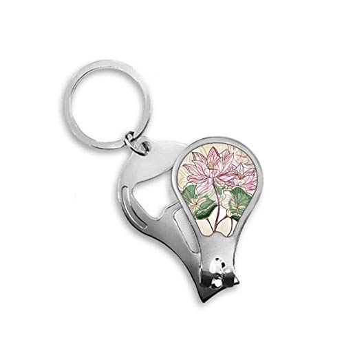 Coupe-ongles artistique Fleur de Lotus en acier pour soin des orteils