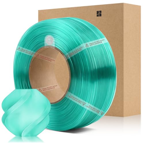 COMTREE Bamboo PETG Translucent Refill Filament 1.75mm 1 KG (2.2lbs) with RFID for Bambu Lab A1/X1/P1 Series 3D Printer,