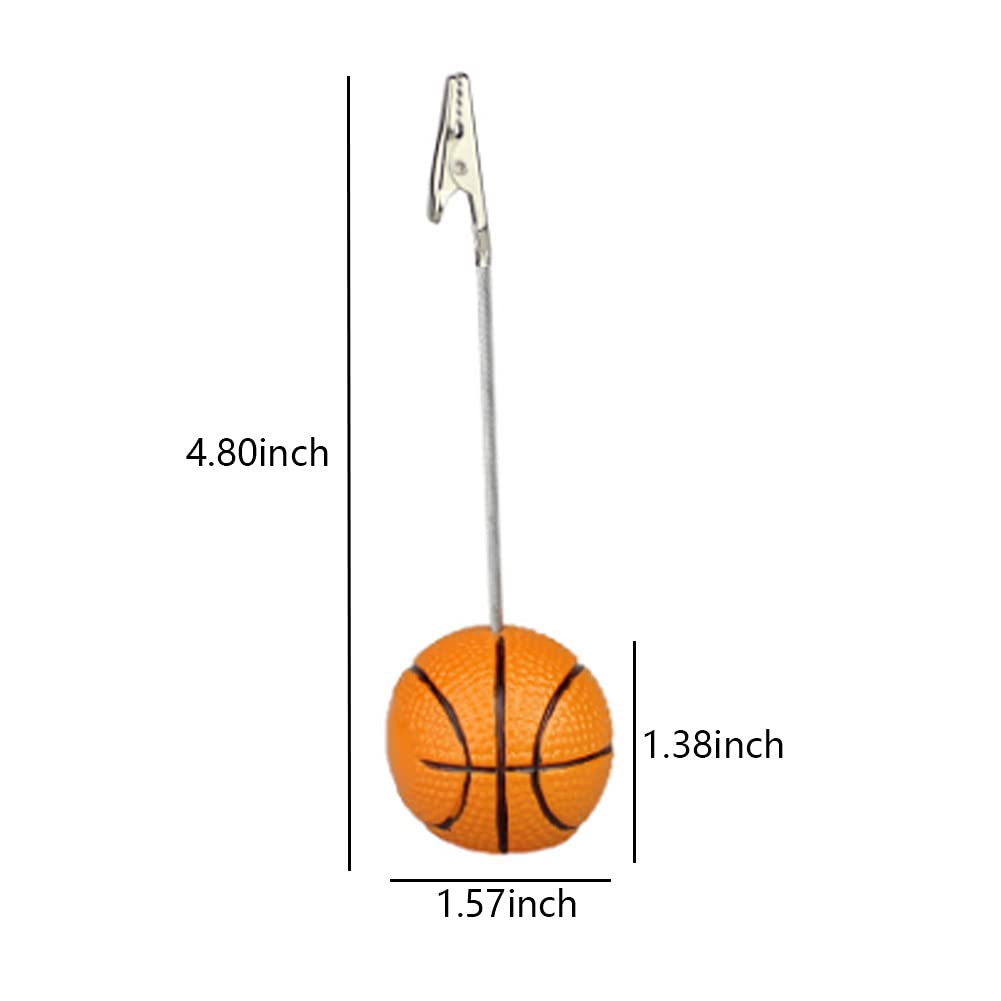 5-teilige Basketball-Motto-Party-Deko: Fotosständer, Tischkartenhalter & Namensclips Für Geburtstag & Hochzeit